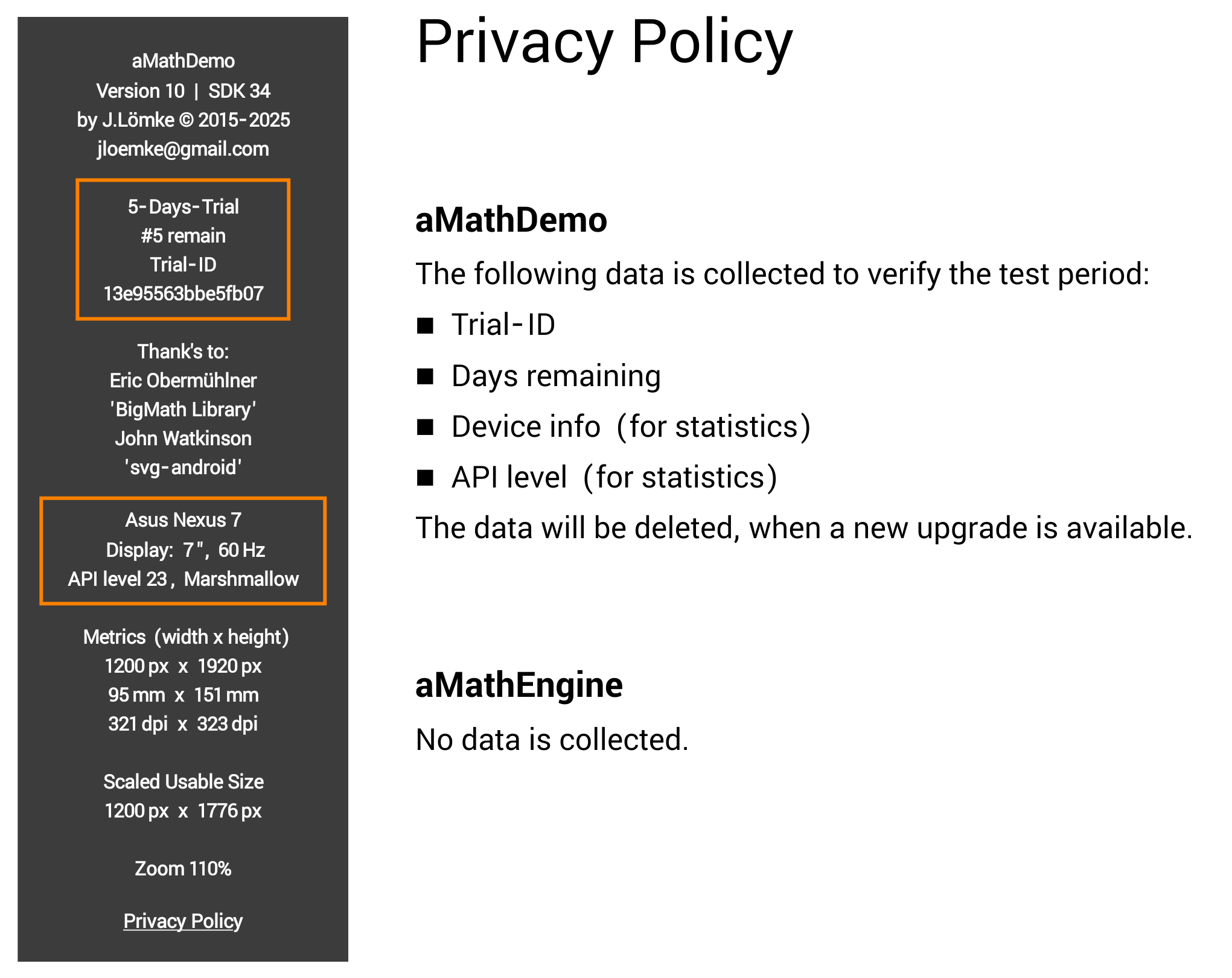 Privacy Policy